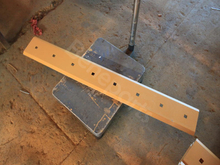Motorgraderblad Snijkant, eindbitvervanging 107-3490 Double Bevel Flat Cutting Edge voor Bulldozer