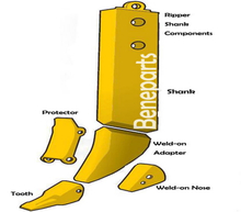 Bulldozer Reserveonderdelen Ripper schacht 8j5299
