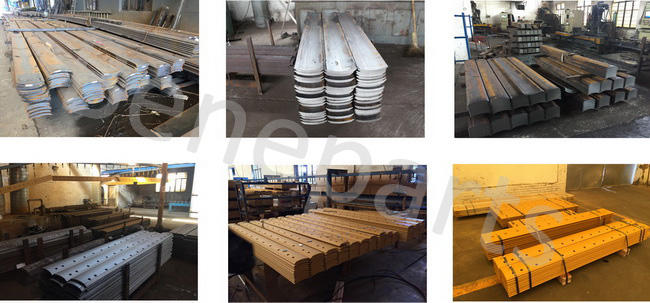 Curved Grader blade-eindbit 6D1904