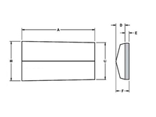 Domite Wear Parts Grizzly Bars DLP2067 White Iron
