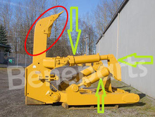 1073485 Tand en adapter Gesmeed gieten Vervanging Loader Ripper schacht