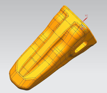 KH23EX Komatsu PC240 Baktandtand